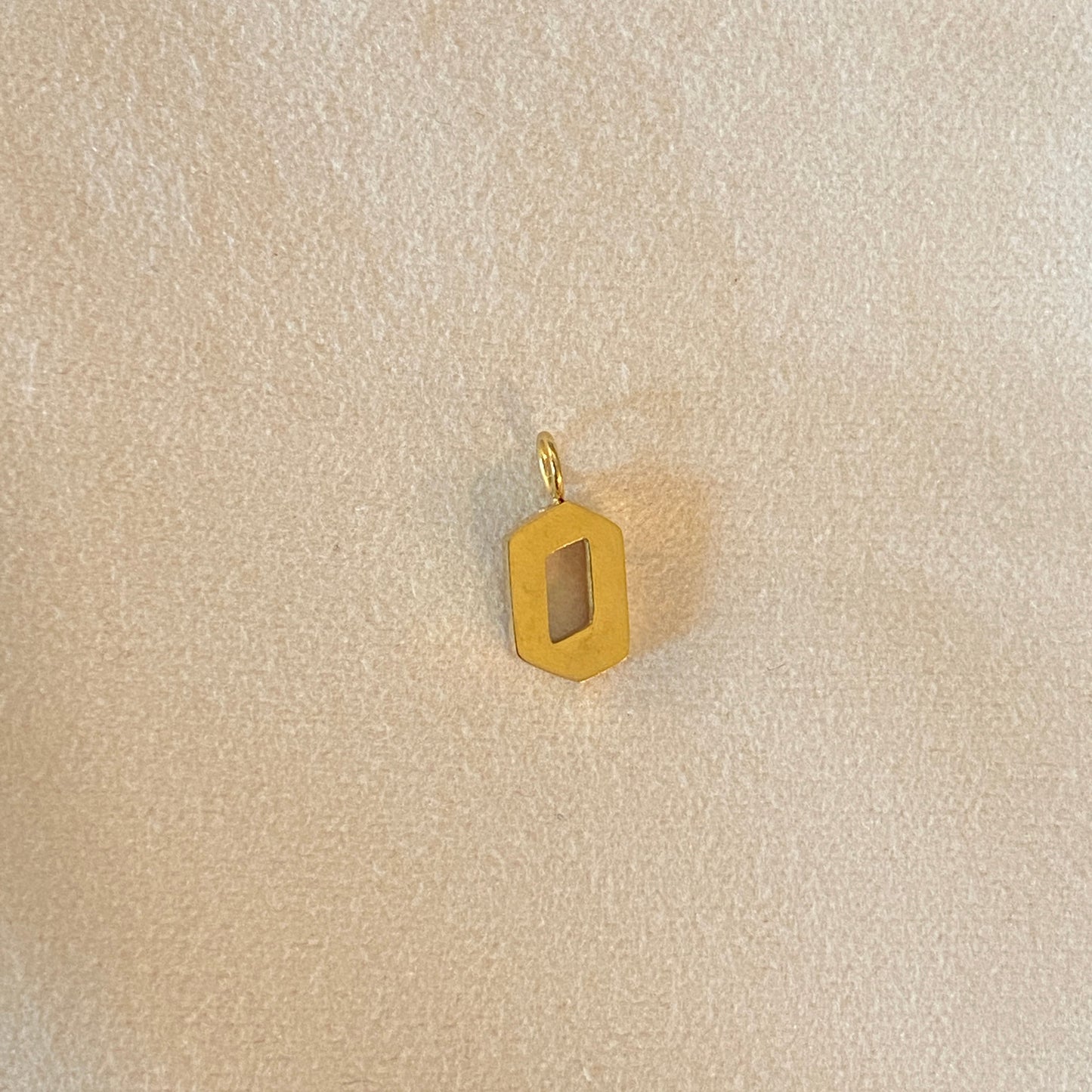 Gothic Letter Charm + Box Chain