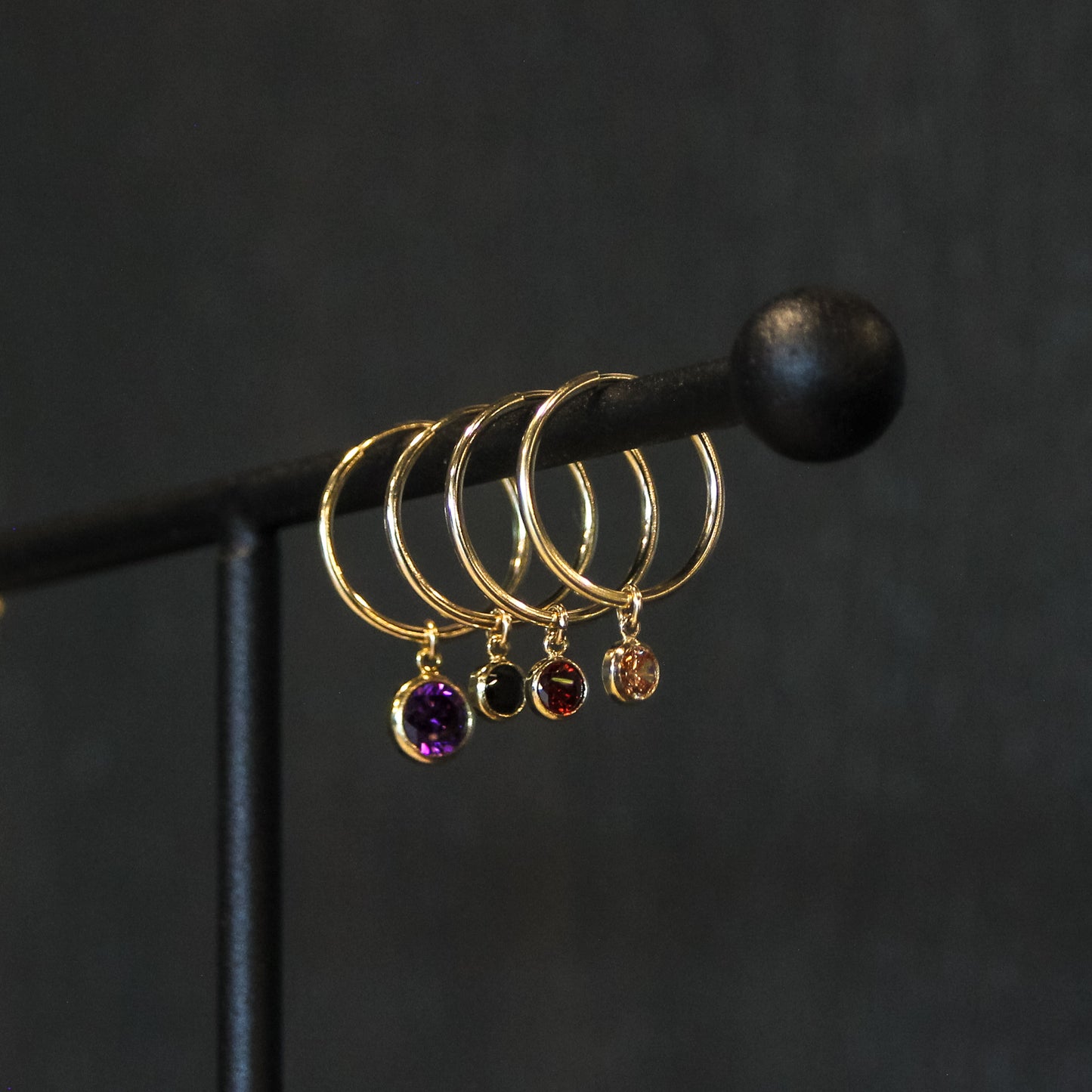 Aura Endless Hoop Earrings