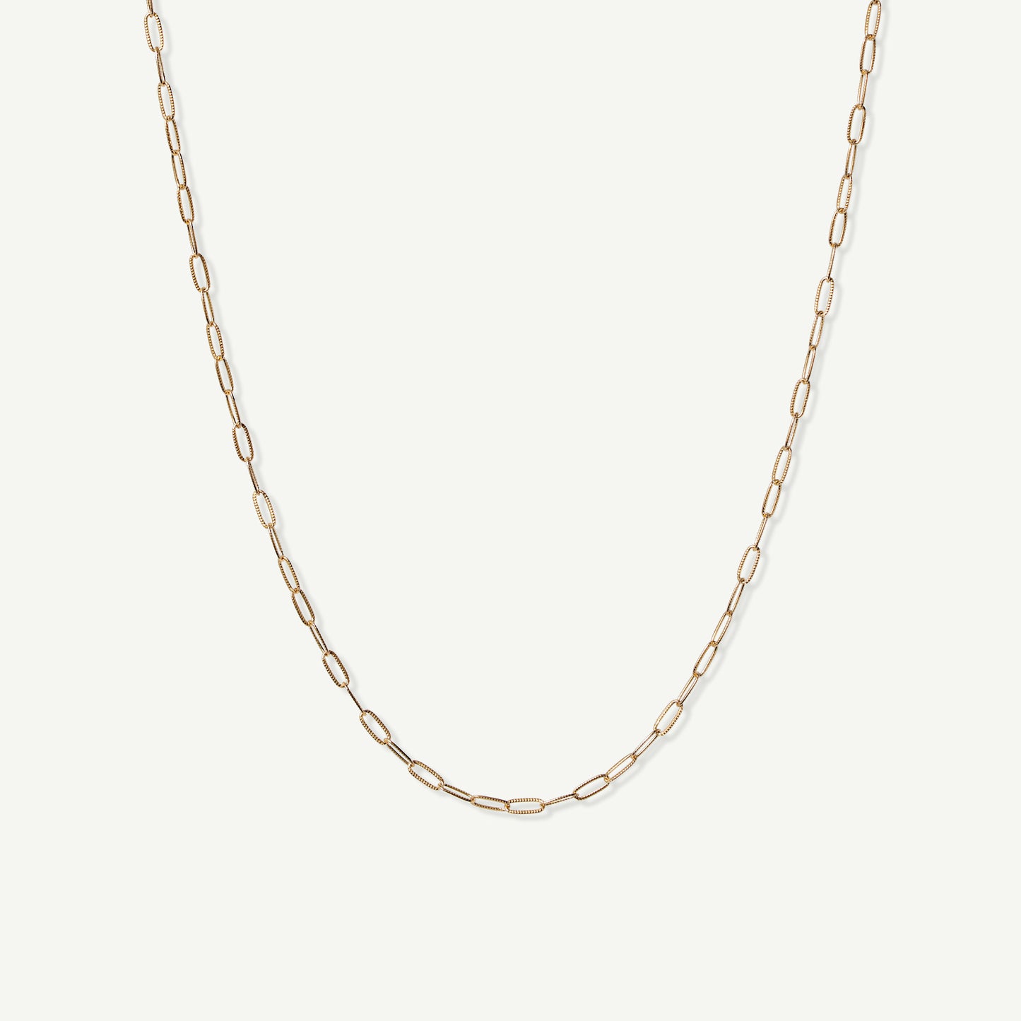 LucyKitty Gold Filled Paperclip Chain