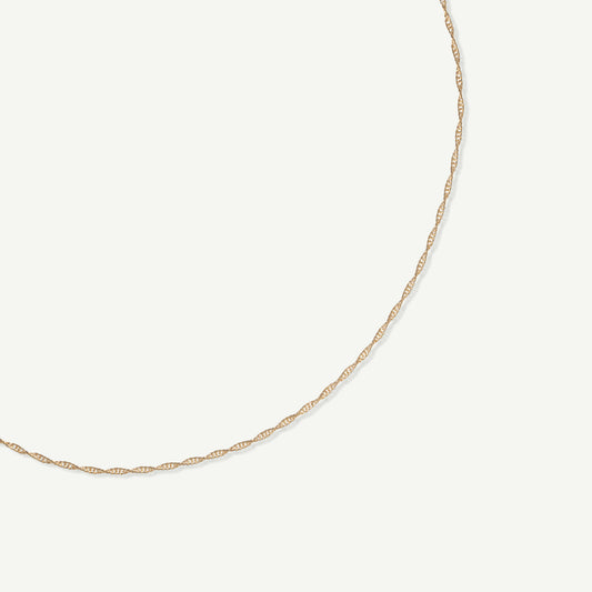 LucyKitty Gold Filled Rope Chain