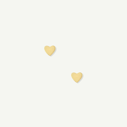 LucyKitty Gold Filled Heart Studs