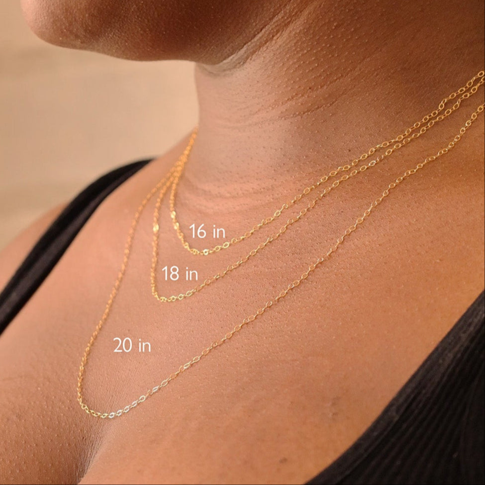 LucyKitty Gold Filled Gossamer Chain All Sizes