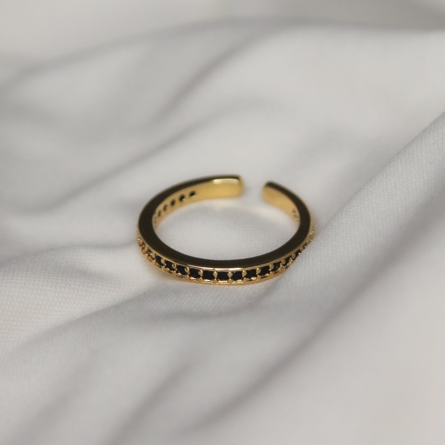 Black Studded Band