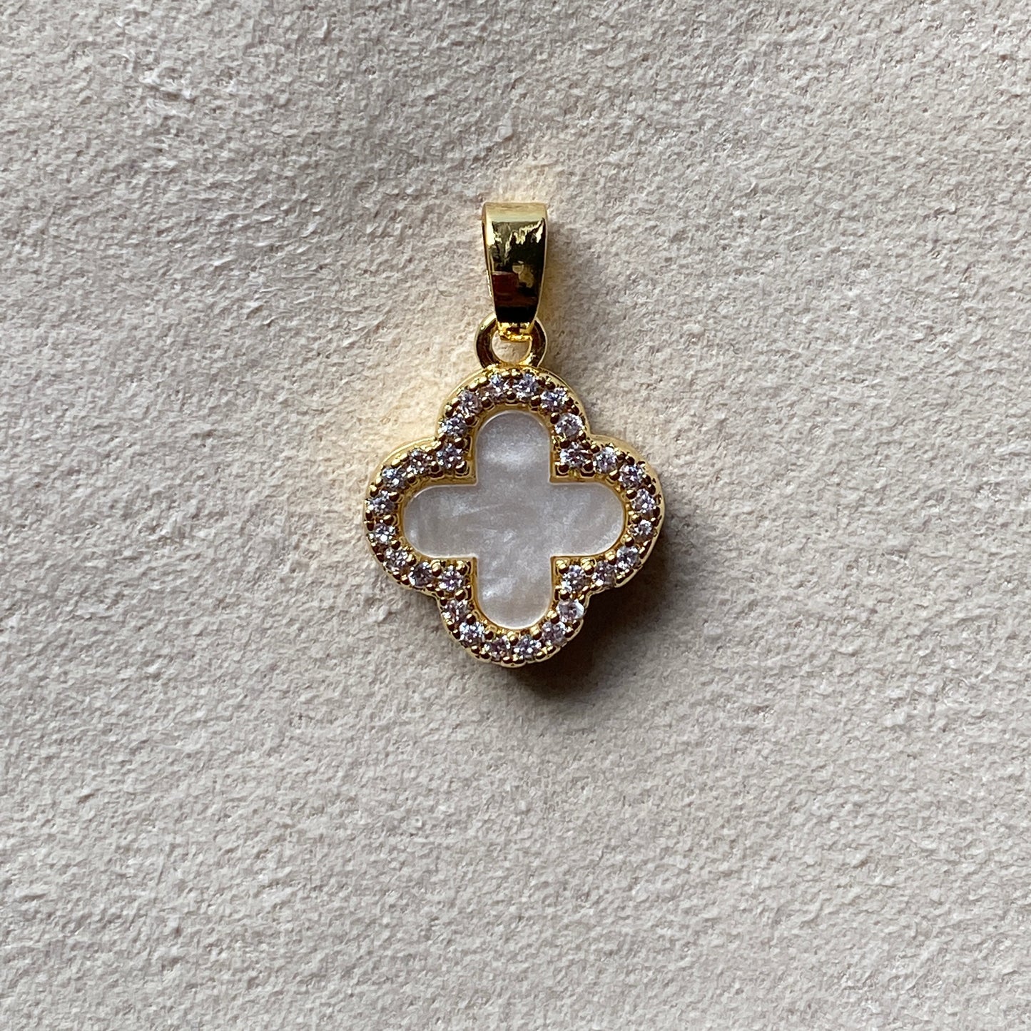 Studded Clover Pendant