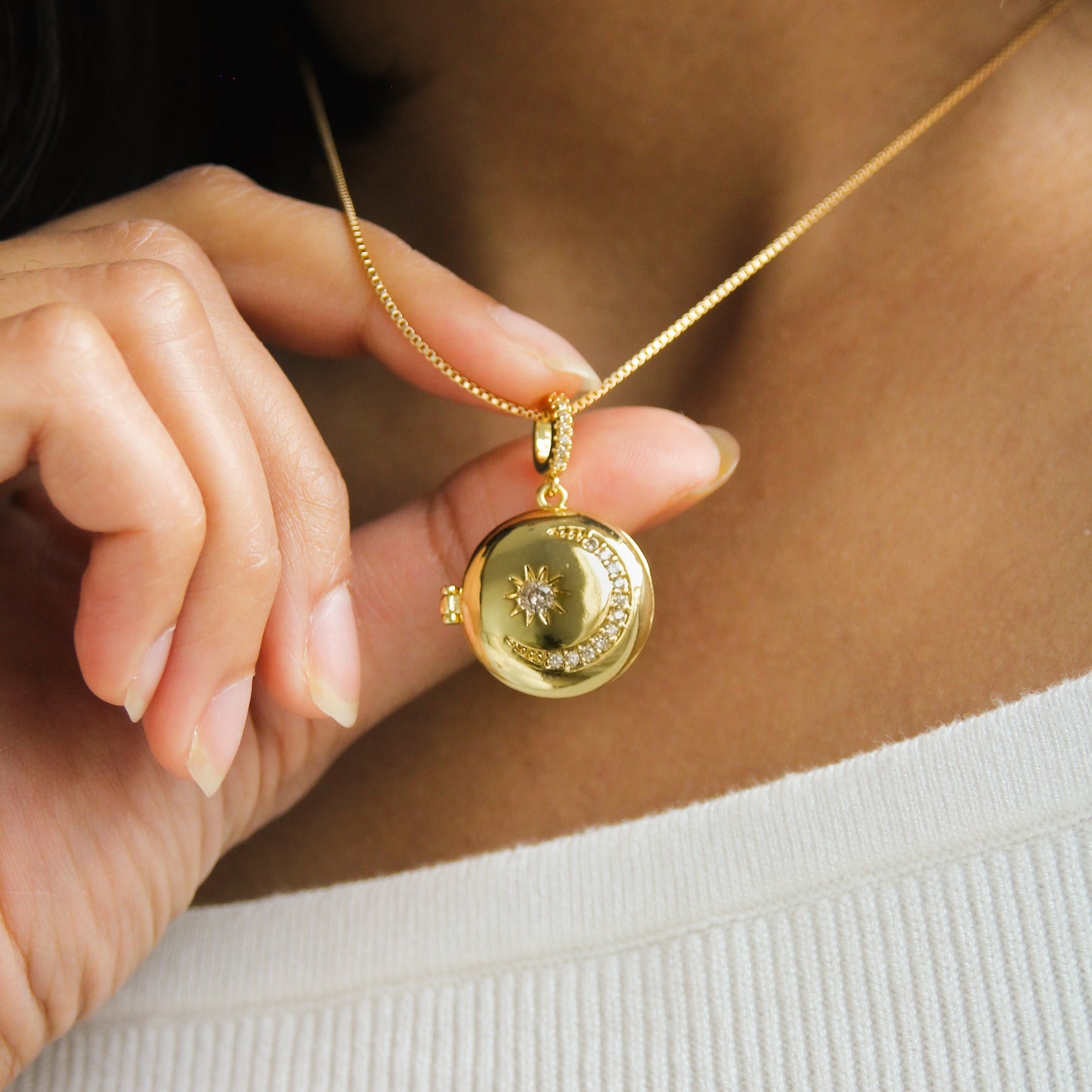 LucyKitty Gold Filled Caspara Necklace