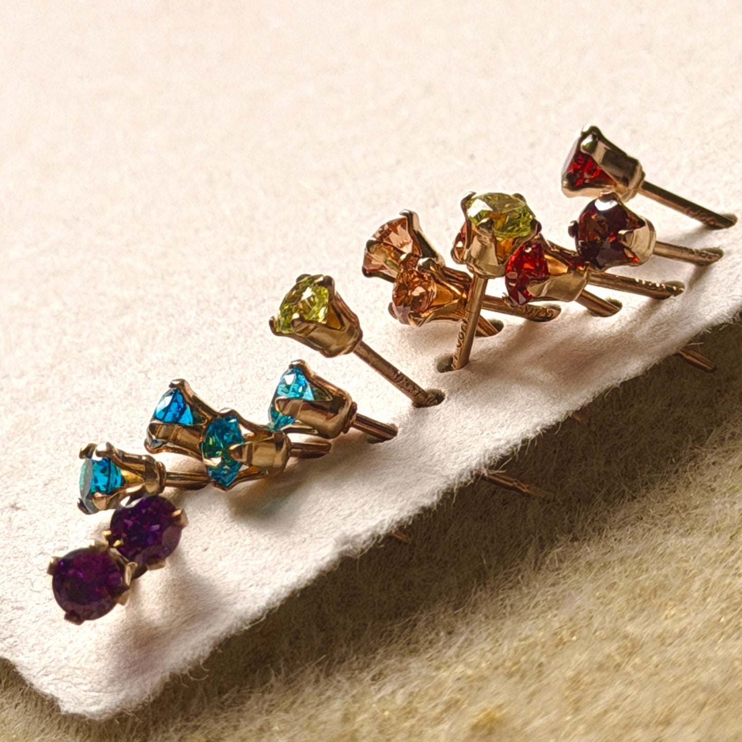 Iris Rainbow Studs