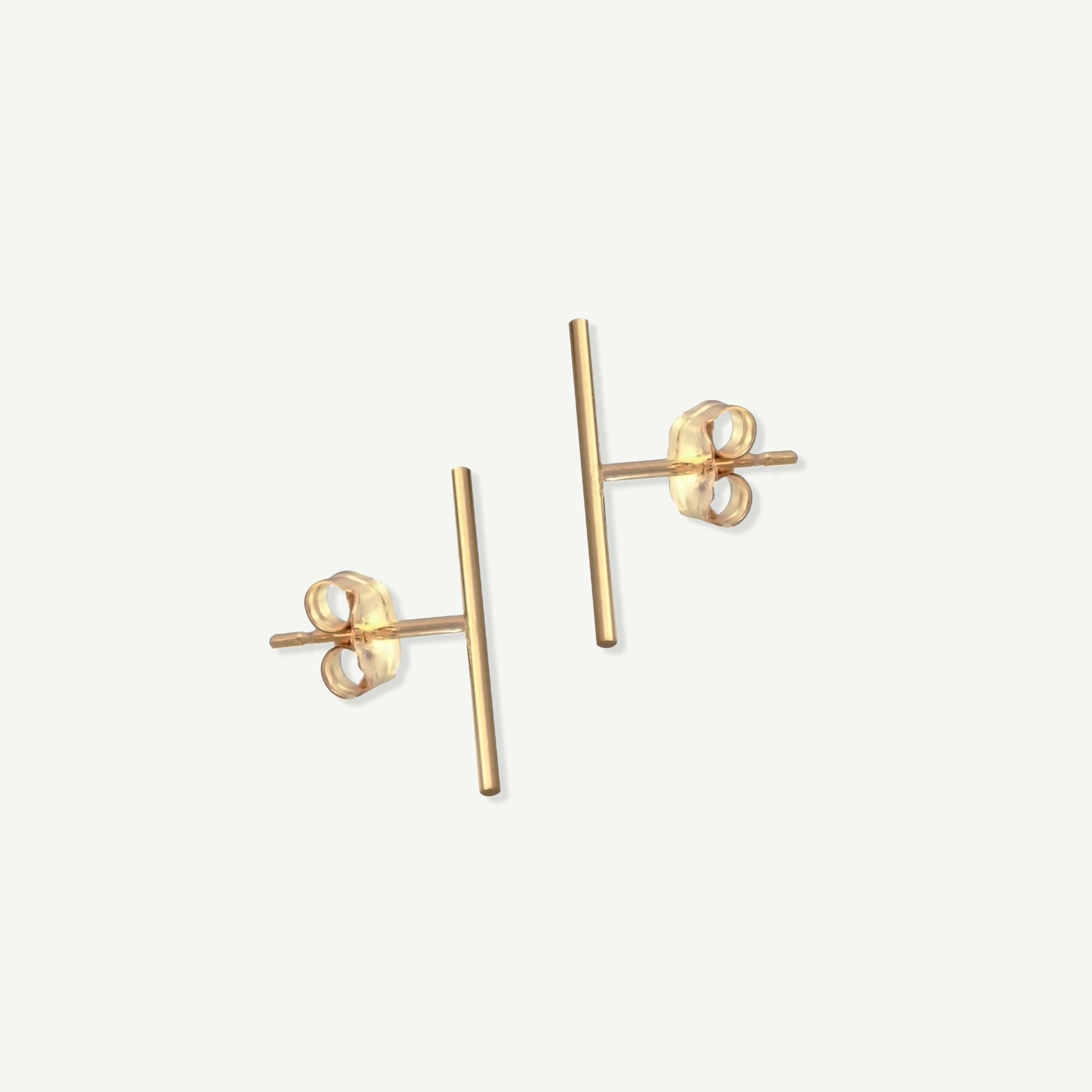 LucyKitty Gold Filled Bar Studs