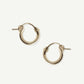 LucyKitty Gold Filled Dana Huggies Hoop Earrings