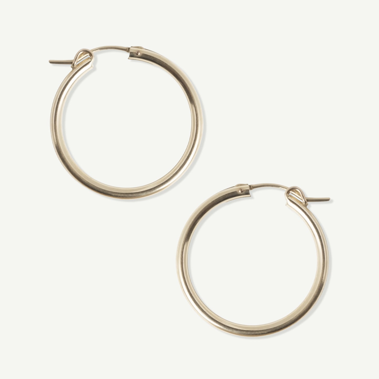 LucyKitty Gold Filled Dana Medium Hoop Earrings