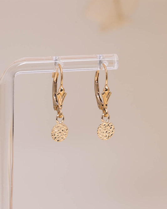 LucyKitty Gold Filled Mona Leverback Earrings