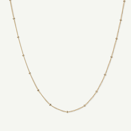 LucyKitty Gold Filled Saturna Chain Necklace