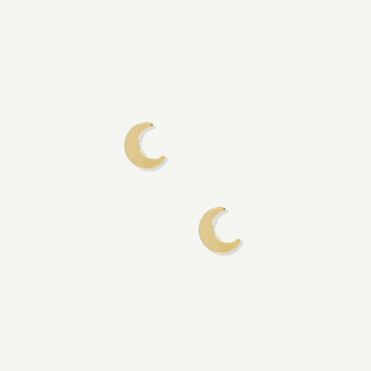 LucyKitty Gold Filled Moon Studs