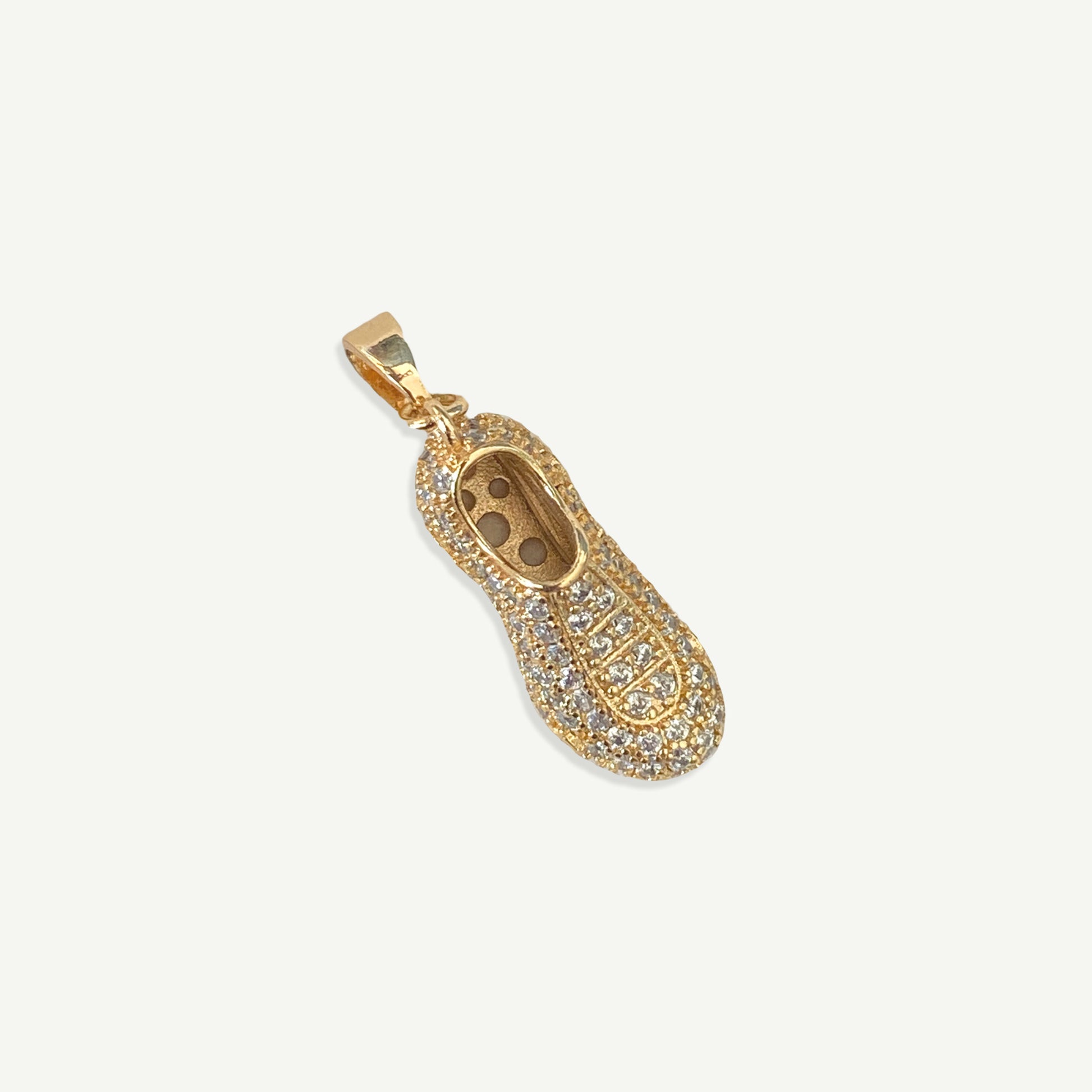 LucyKitty Gold Filled Atlete Running Tennis Shoe Pendant