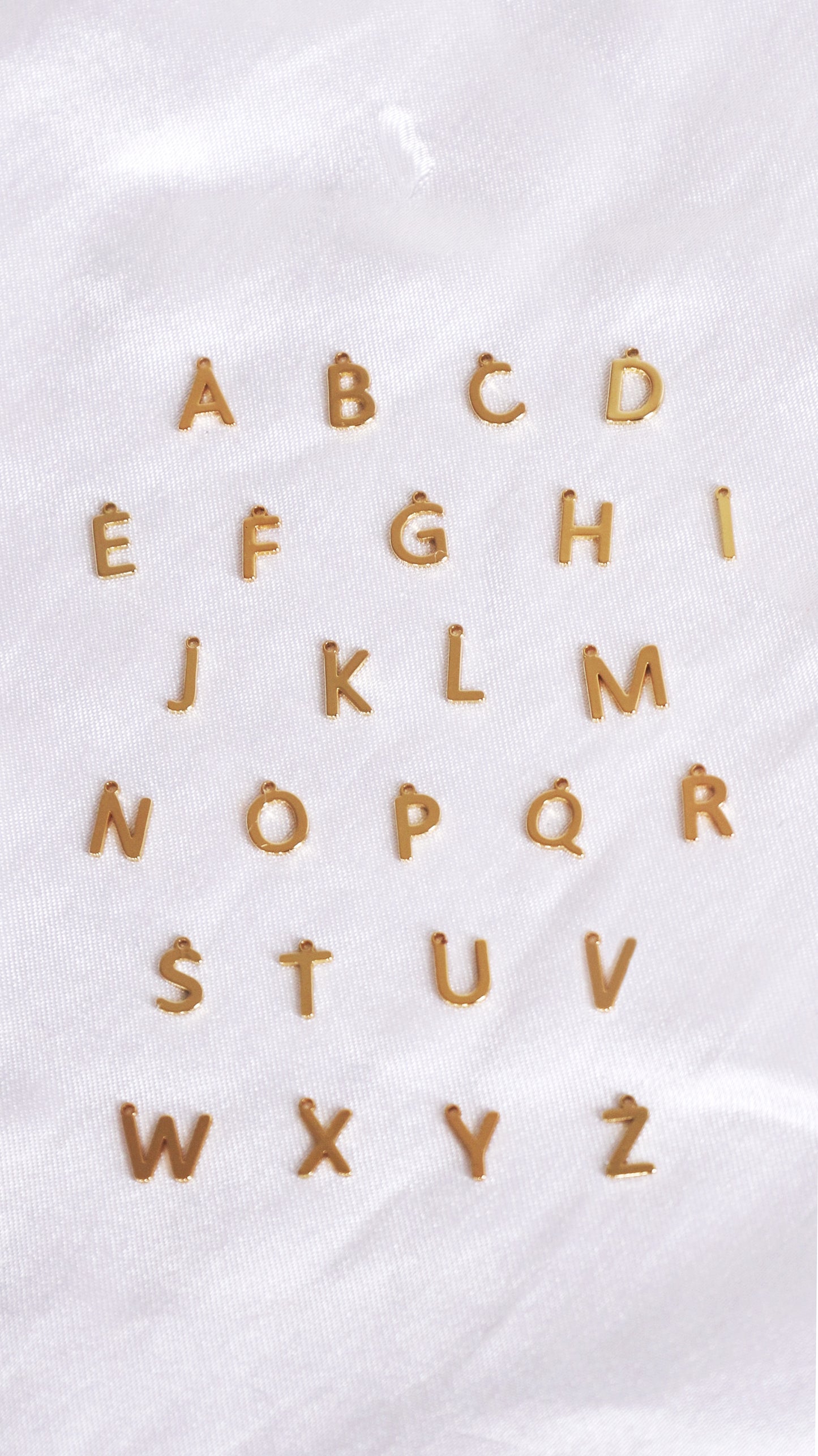 LucyKitty Gold Filled Capital Letter Charms