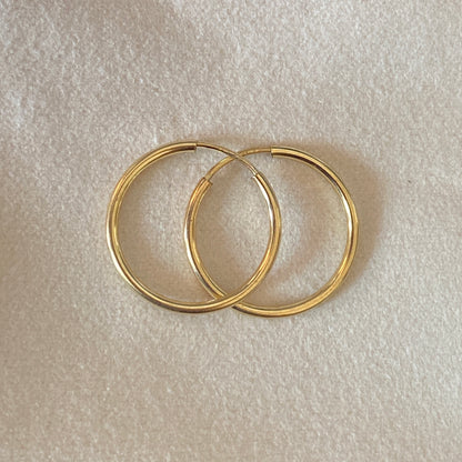 Aura Small Hoop Earrings